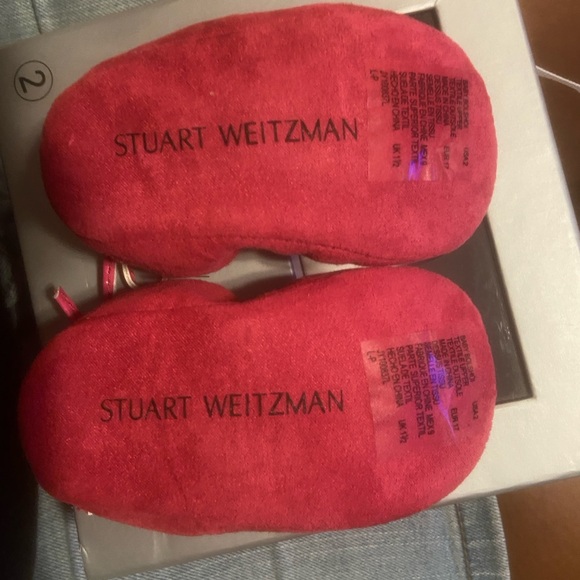 Infant size 2 pink ballet dress shoes - Picture 2 of 3